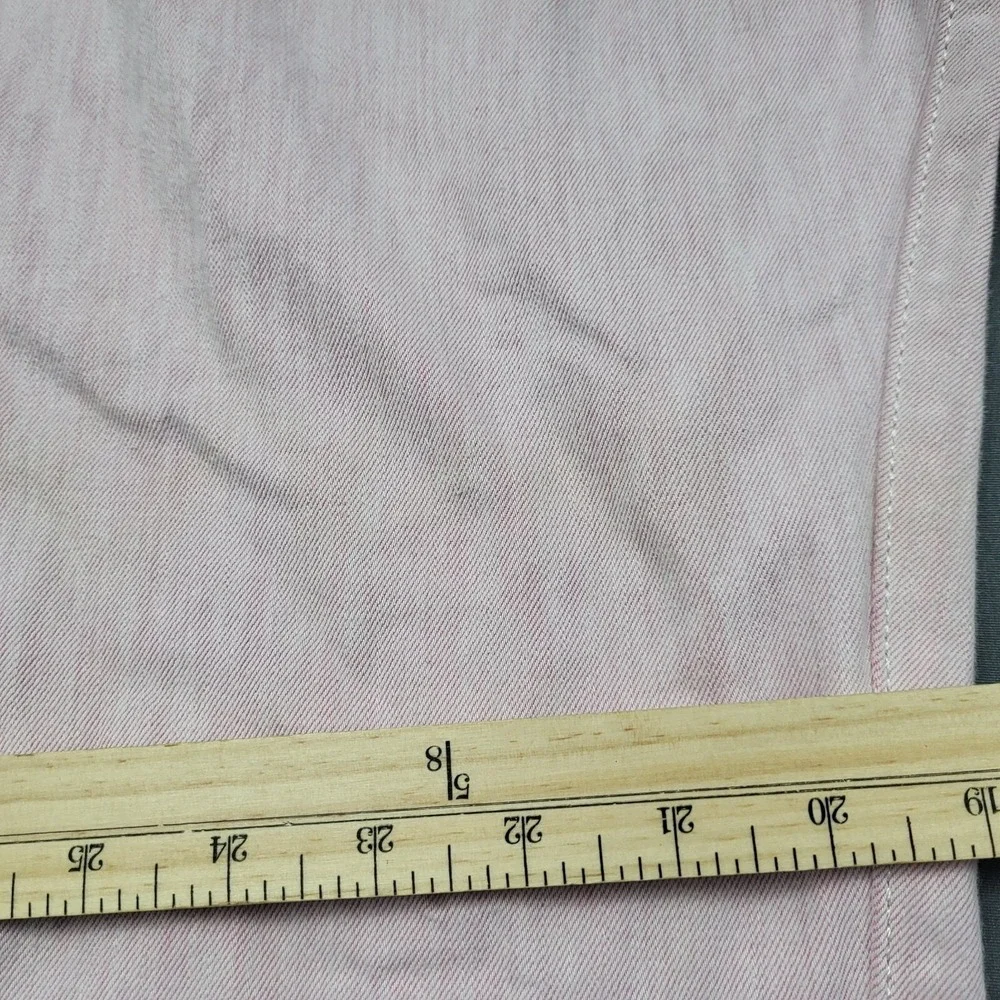 Levis 501 Original Mens Straight Leg Button Fly Pink Denim Jeans‎ 40x30